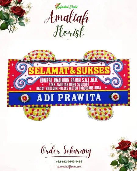 Papan Bunga Ucapan Selamat Watubangga